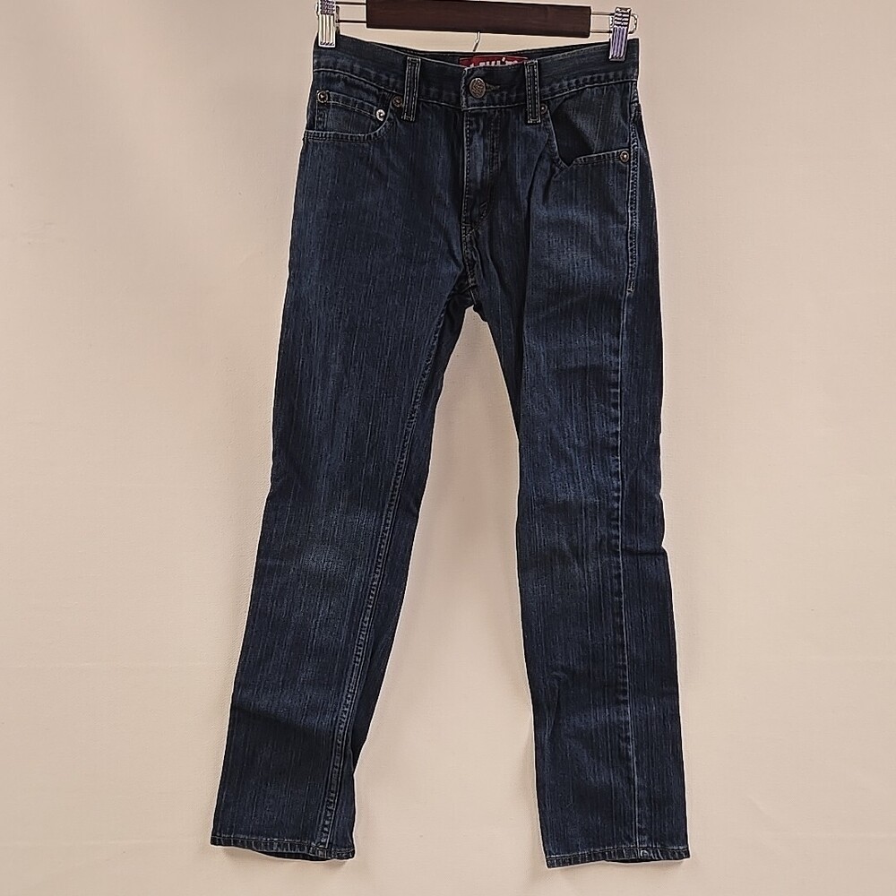Levis 511 Skinny Mid Rise Blue Jeans Boys Size 14 R 27x27